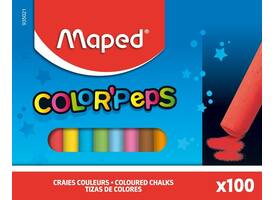 Schoolbordkrijt Maped Color'Peps doos á 100 stuks assorti