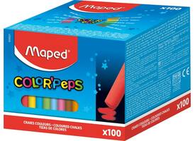 Schoolbordkrijt Maped Color'Peps doos á 100 stuks assorti