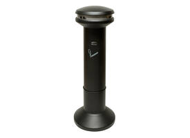 Asbak Rubbermaid Infinity XL staand zwart