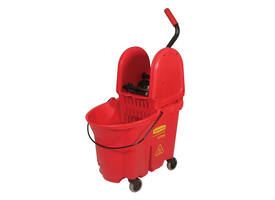 Mopemmer Rubbermaid Wavebrake met wringer 33L rood