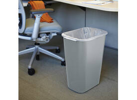 Afvalbak Rubbermaid medium 26 liter grijs