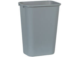 Afvalbak Rubbermaid groot 39 liter grijs