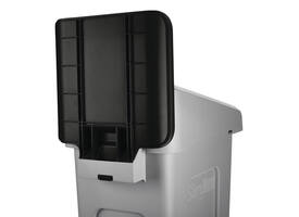 Paneel Rubbermaid Slim Jim Recyclestation voor label zwart