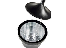 Asbak Rubbermaid Smokers' Station Aladdin vrijstaand zwart