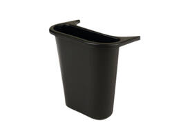 Zijbak Rubbermaid uitbreiding van grote afvalbak 5liter zwart