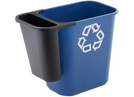 Zijbak Rubbermaid uitbreiding van grote afvalbak 5liter zwart