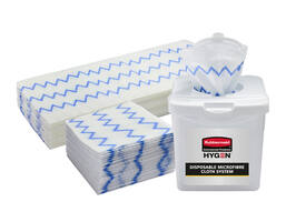 Vlakmop Rubbermaid Hygen microvezel 150st wit