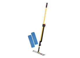 Vlakmopset Rubbermaid Hygen Pulse met 2 microvezel vlakmoppen