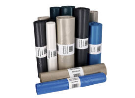 Afvalzak Cleaninq 90x110cm LDPE recycled T60 160L blauw rol à 20 stuks