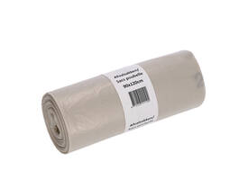 Afvalzak Cleaninq 90x120cm LDPE recycled T80 190L transparant rol à 10 stuks