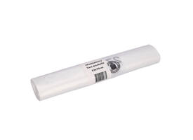 Afvalzak Cleaninq 63x70cm HDPE recycled T15 50L transparant rol à 25 stuks