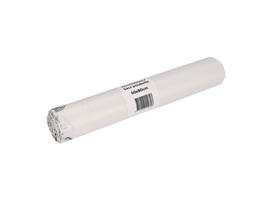 Afvalzak Cleaninq 60x80cm HDPE recycled T23 60L transparant rol à 25 stuks