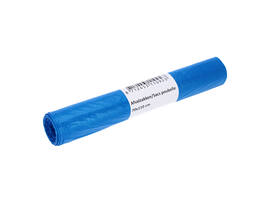 Afvalzak Cleaninq 70x110cm HDPE T25 120L blauw rol à 20 stuks