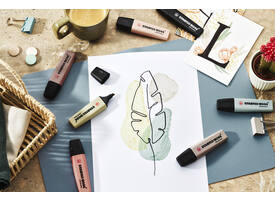Markeerstift STABILO Boss 70/4 nature colors etui à 4 stuks