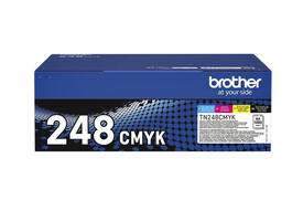 Toner Brother TN-248VAL zwart en kleur