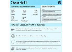 Multifunctional Laser printer HP Color LaserJet 4302fdn