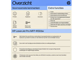 Multifunctional Laser printer HP laserjet 4102dw