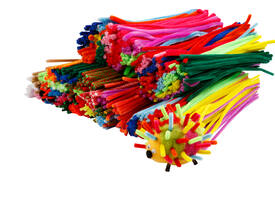 Chenilledraad Creativ Company 30cm dikte 4, 6, 9mm 700 stuks assorti