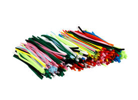 Chenilledraad Creativ Company 30cm dikte 4, 6, 9mm 700 stuks assorti