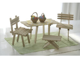 Stokje Creativ Company 11.5x1cm berkenhout 200 stuks