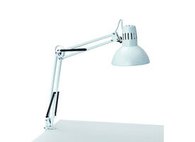 Bureaulamp MAUL Study tafelklem excl.LED lamp E27 wit