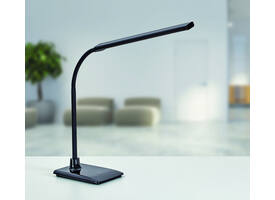 Bureaulamp MAUL Pirro LED dimbaar met voet zwart