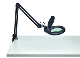 Loeplamp MAUL Viso LED tafelklem zwart