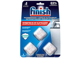 Vaatwasmachine-reiniger tabs Finish 3 stuks