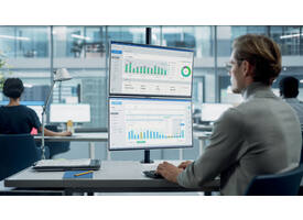 Monitorarm Kensington dubbele verticale bevestiging