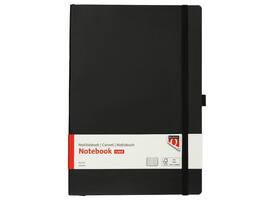 Notitieboek Quantore A4 flex lijn 192blz 80gr zwart