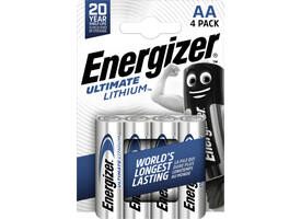 Batterij Energizer Ultimate Lithium 4x AA