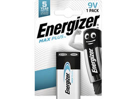 Batterij Energizer Max Plus 1x 9v alkaline