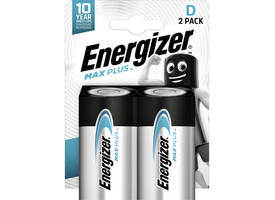 Batterij Energizer Max Plus 2x D alkaline