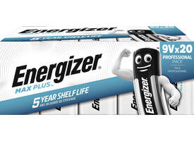 Batterij Energizer Max Plus 20x 9v alkaline