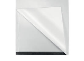 Infokader Nobo zelfklevend A4 zilver 2 stuks