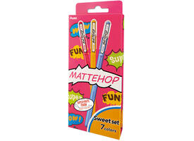 Gelschrijver Pentel K110 Mattehop Fun Sweet M assorti blister à 7st