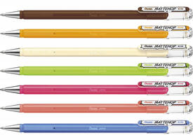 Gelschrijver Pentel K110 Mattehop Fun Sweet M assorti blister à 7st