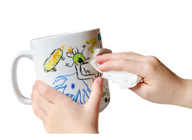 Whiteboardpotlood BicKids Multi Surface blauw doos à 12 stuks
