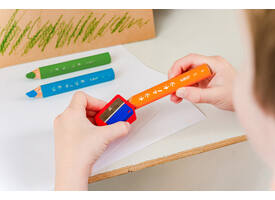 Whiteboardpotlood BicKids Multi Surface + puntenslijper/doekje ass 3st