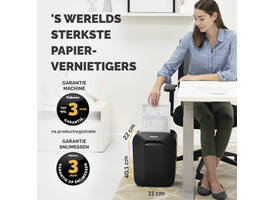 Papiervernietiger Fellowes Powershred LX50 snippers 4x37mm zwart
