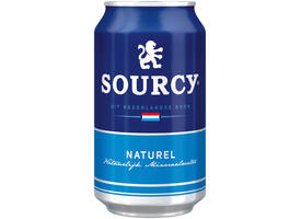 Water Sourcy blauw blik 330ml