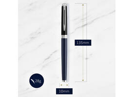 Rollerpen Waterman Hémisphère Colour Blocking black en blue CT fijn