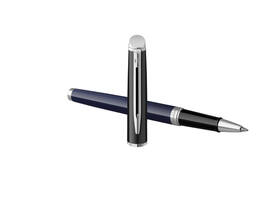 Rollerpen Waterman Hémisphère Colour Blocking black en blue CT fijn