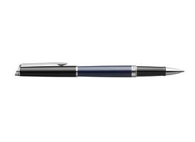 Rollerpen Waterman Hémisphère Colour Blocking black en blue CT fijn