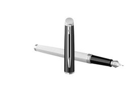 Vulpen Waterman Hémisphère Colour Blocking black en white CT fijn
