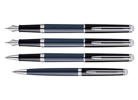 Vulpen Waterman Hémisphère Colour Blocking black en blue CT medium
