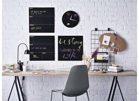 Krijtstift edding 4085 by Securit rond 1-2mm mtl assorti blister à 4st