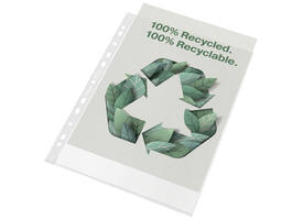 Showtas Esselte recycle PP A4 100µ 11-gaats 50 stuks