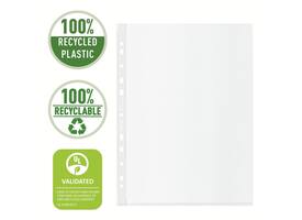 Showtas Esselte recycle PP A4 100µ 11-gaats 50 stuks