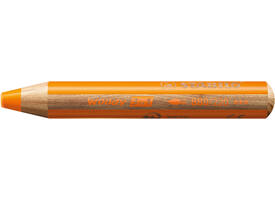 Kleurpotloden STABILO 880 woody 3 in 1 multitalent oranje